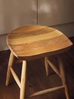Sgabello in legno di mango Nino