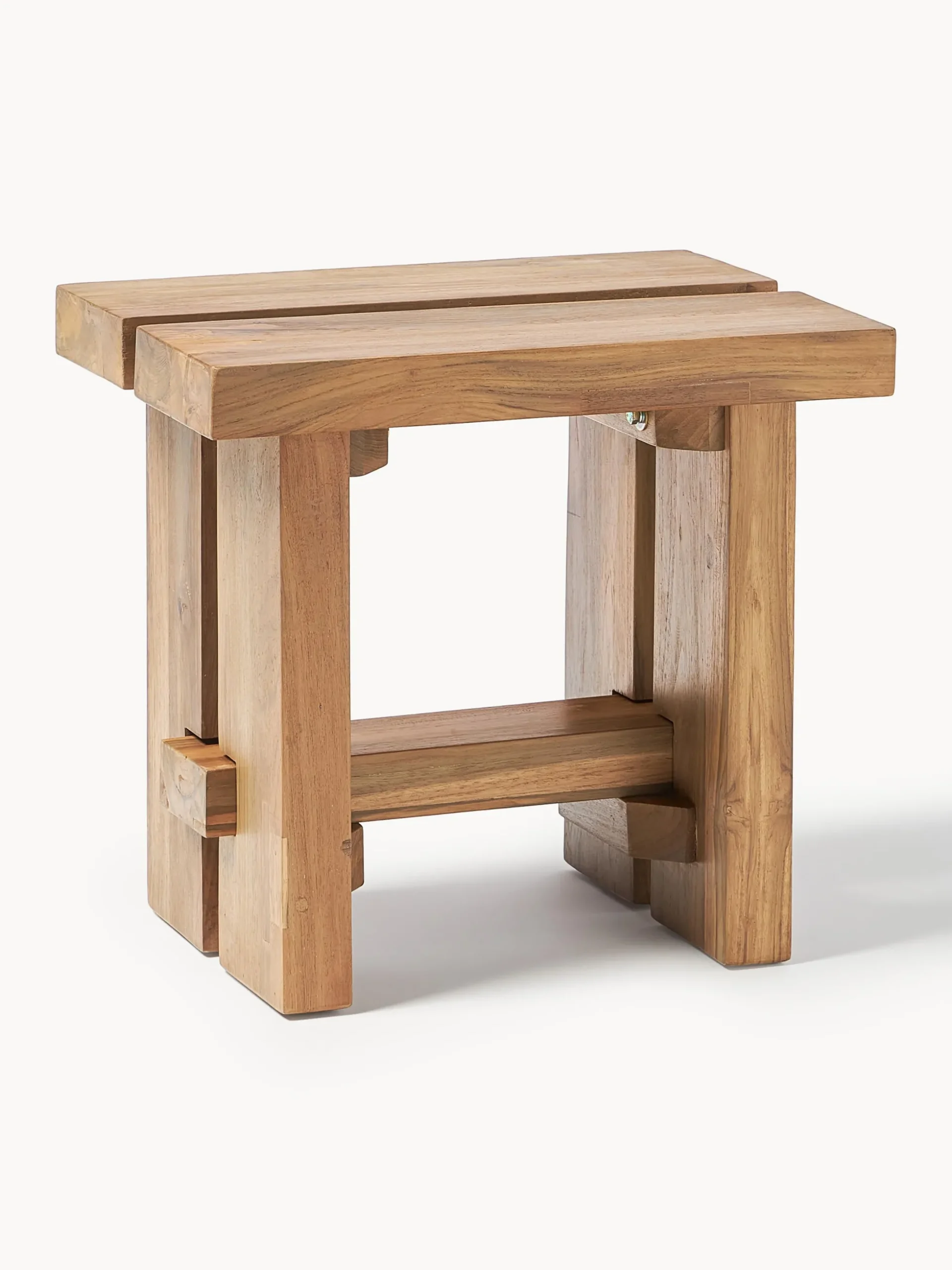 Sgabello in legno di teak Hugo