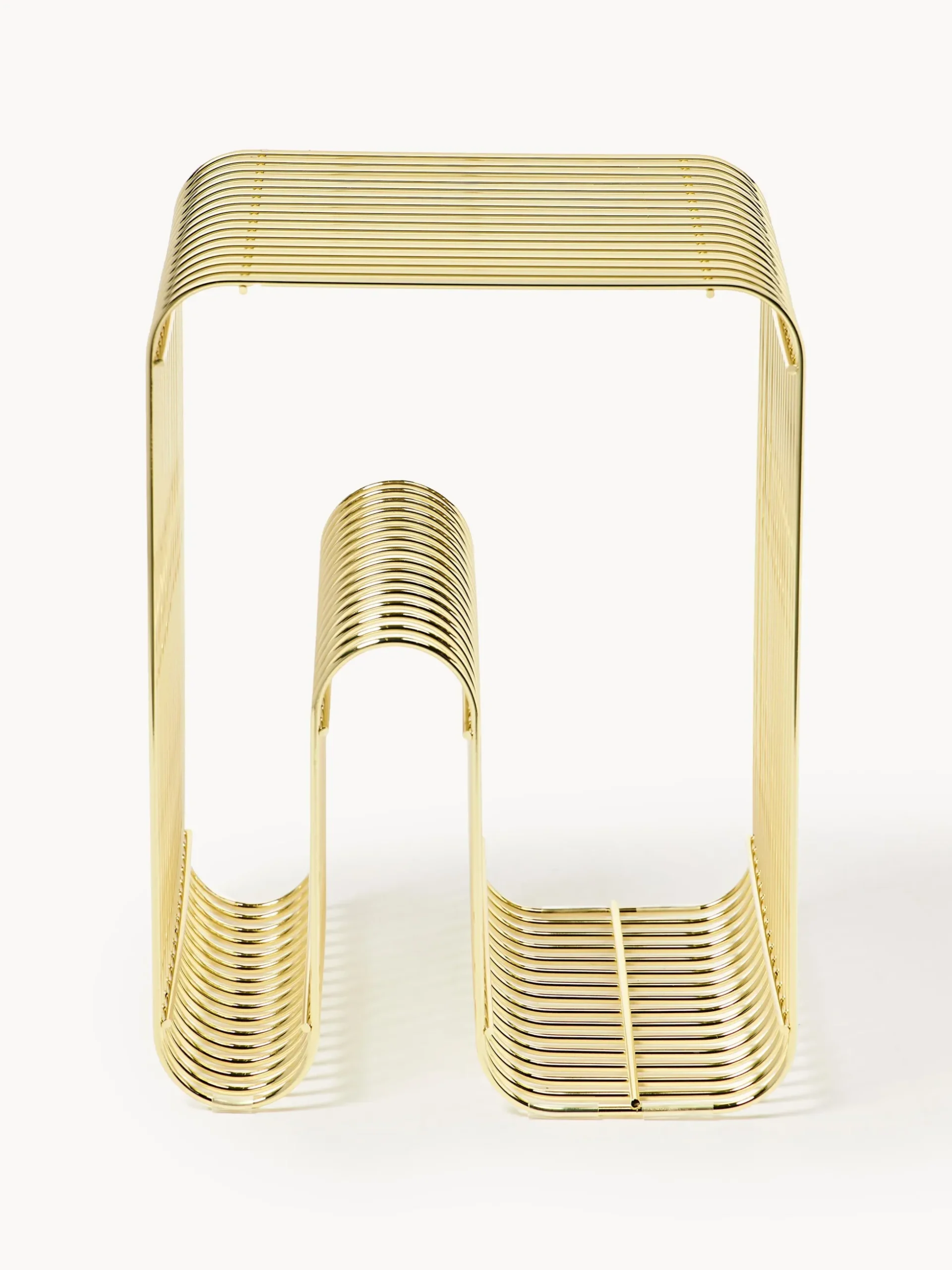 Sgabello in metallo Curva