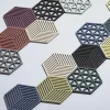 Sottobicchiere in silicone Hexagon