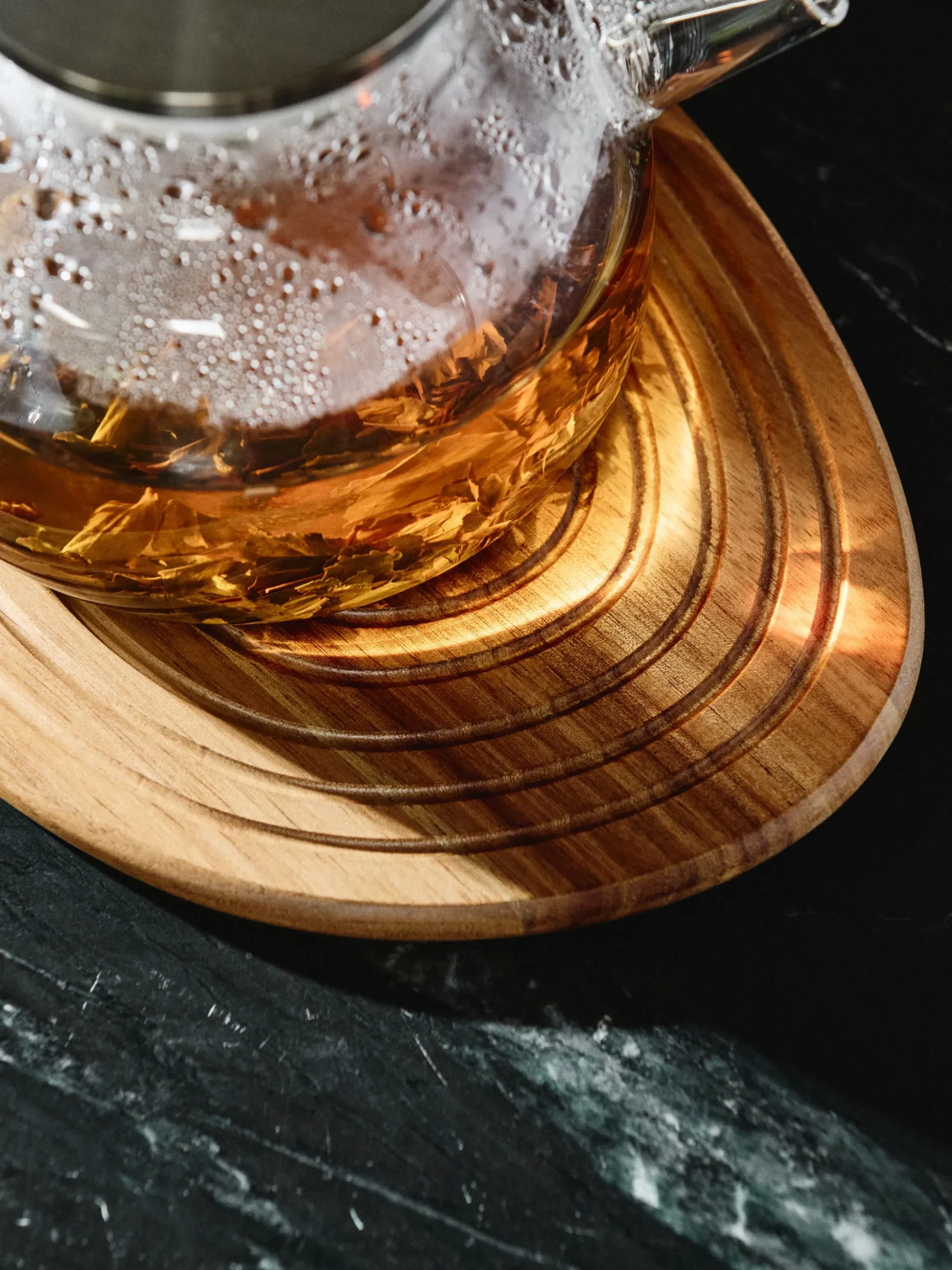 Sottobicchiere in legno di acacia Enoki