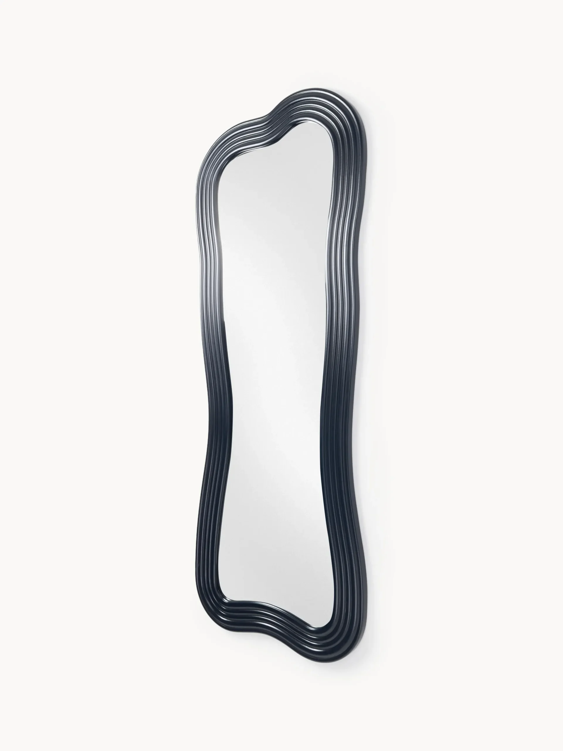 Specchio da parete con cornice ondulata Cosimo