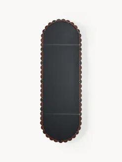 Specchio da parete con cornice in legno di acacia Ayu