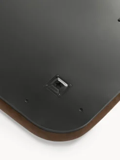 Specchio da parete con cornice in velluto Zola