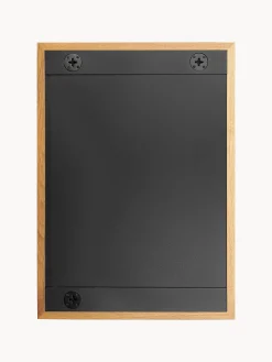 Specchio rettangolare da parete con cornice in legno di quercia Avery