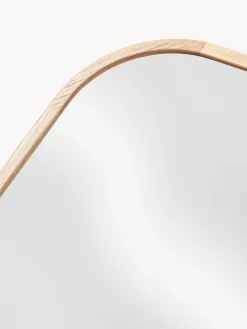Specchio da parete con cornice in legno di quercia Levan