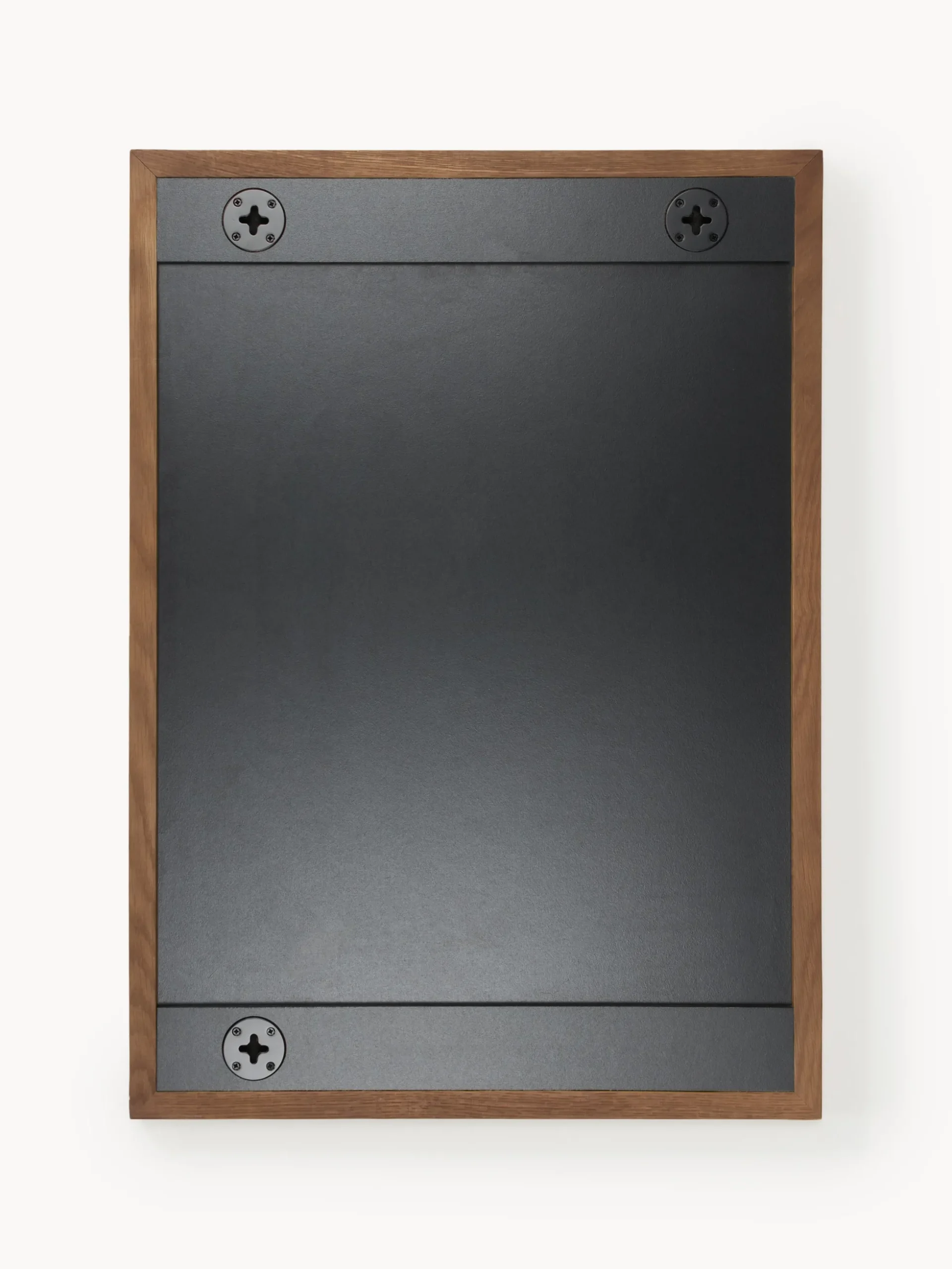 Specchio da parete con cornice in legno di quercia Avery