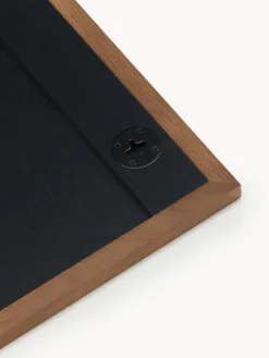 Specchio da parete con cornice in legno di quercia Avery