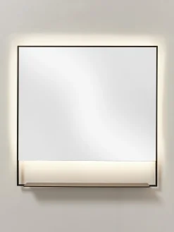 Specchio da parete con illuminazione a LED Castore
