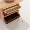 Specchio da parete con ripisno in legno One More Look