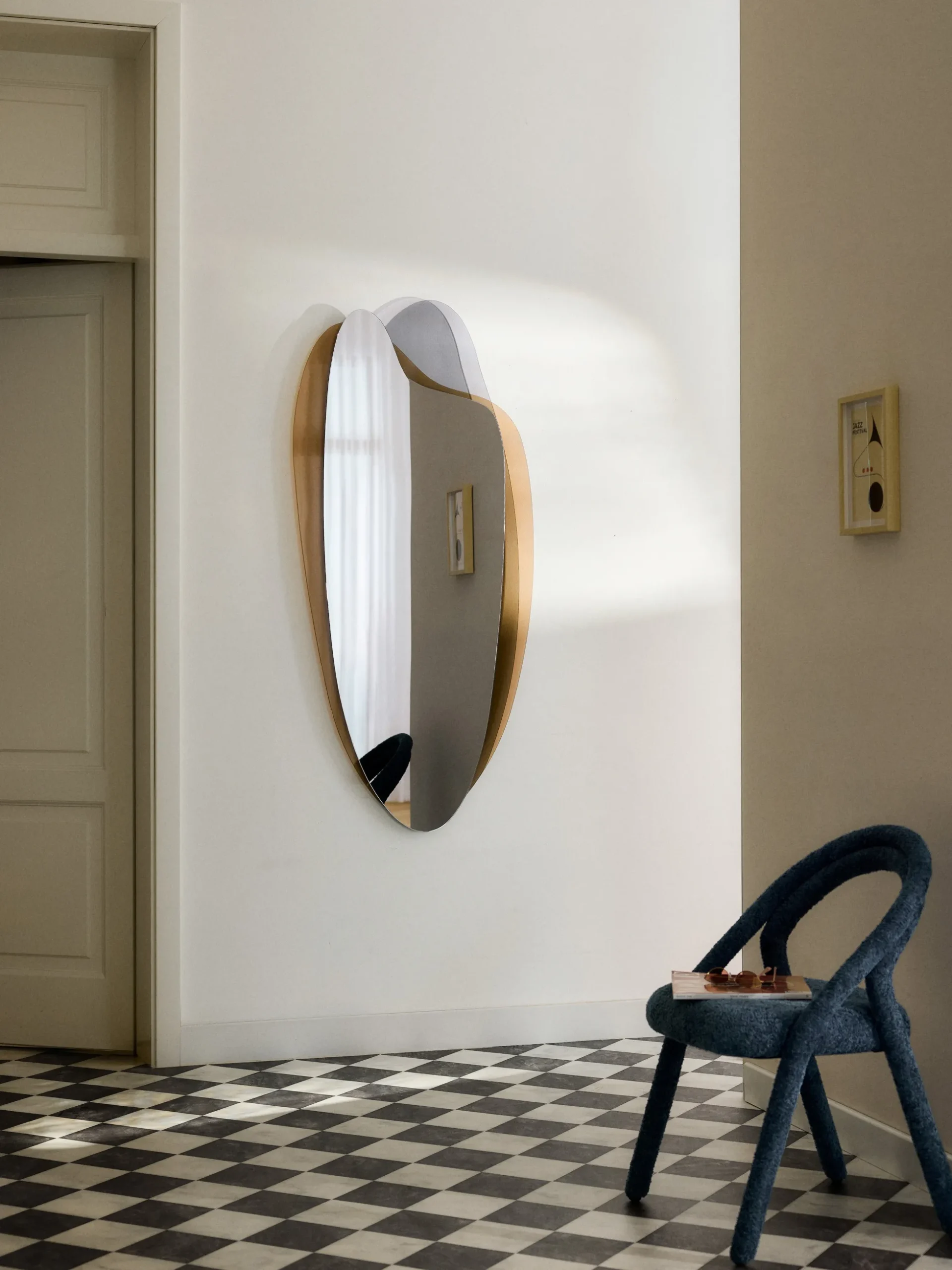 Specchio da parete senza cornice Melia