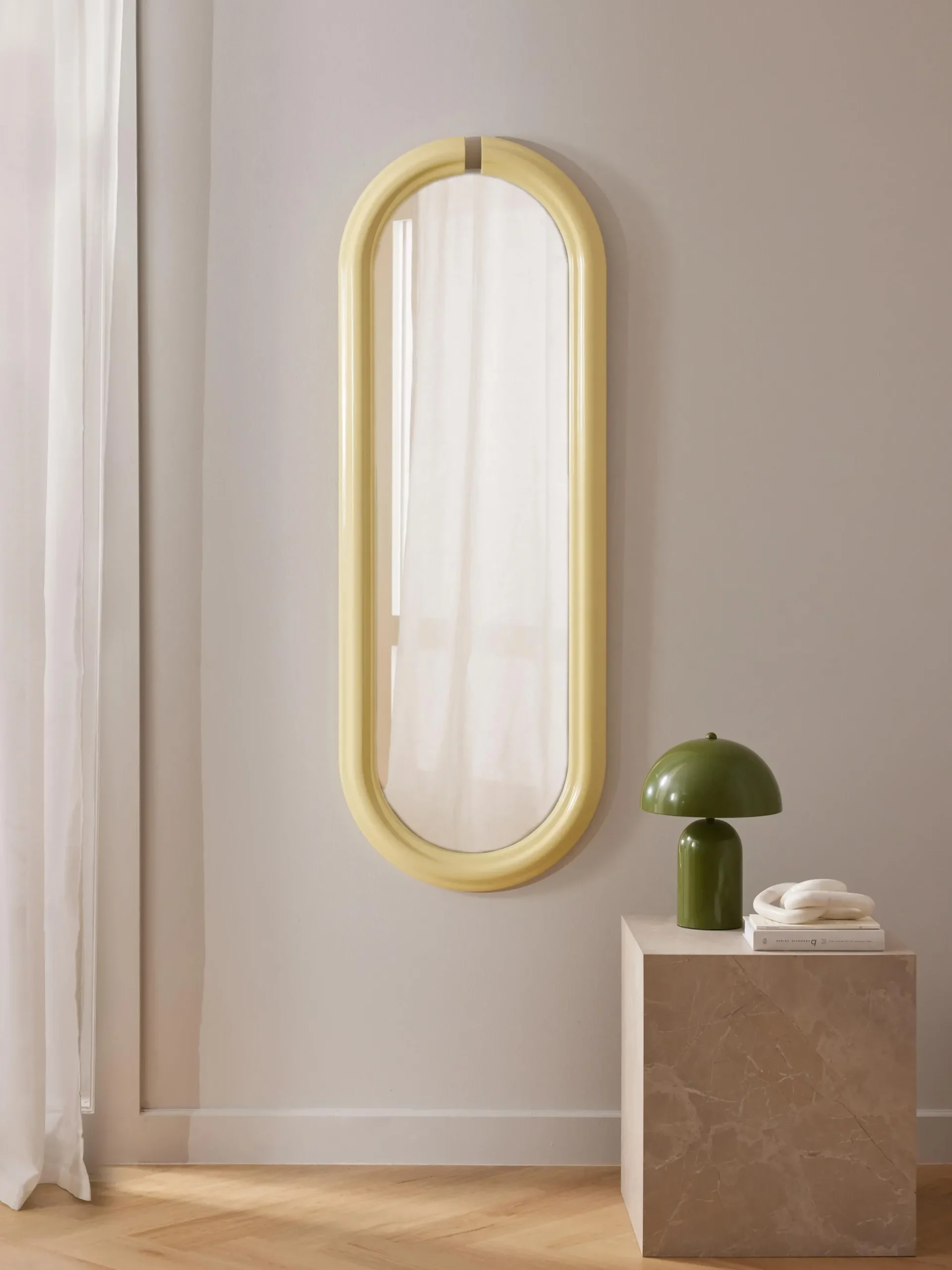 Specchio ovale alto Mael