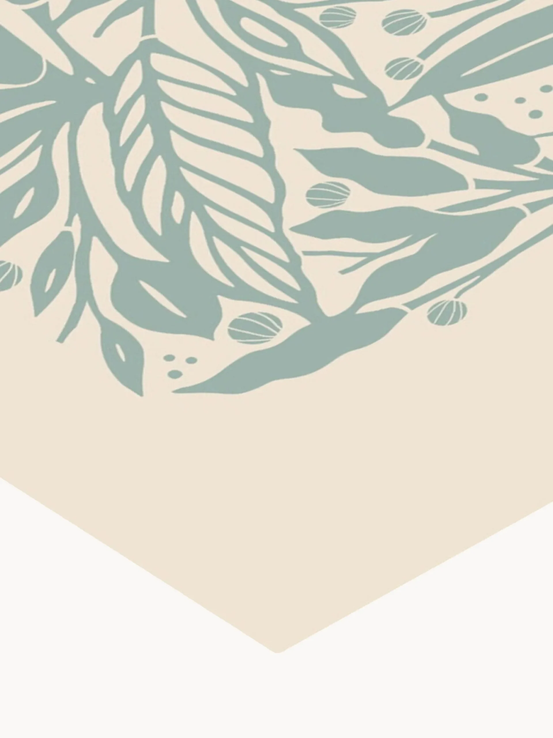 Stampa digitale incorniciata Soft Green Garden