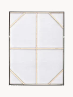 Stampa su tela dipinta a mano con cornice in legno Abstract Horizon