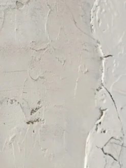 Stampa su tela incorniciata dipinta a manoWhite Surface