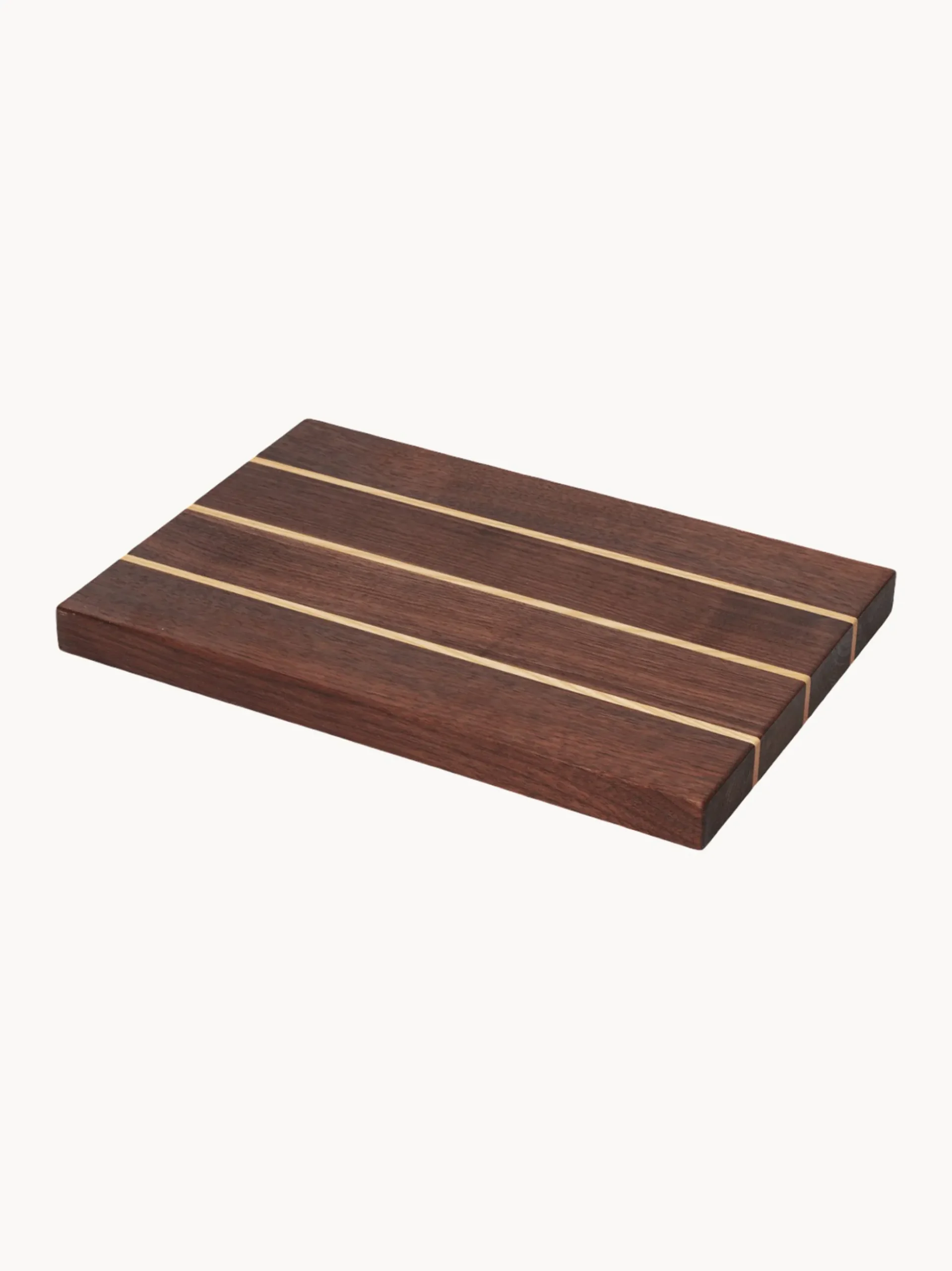 Tagliere in legno di noce e frassino Stribe