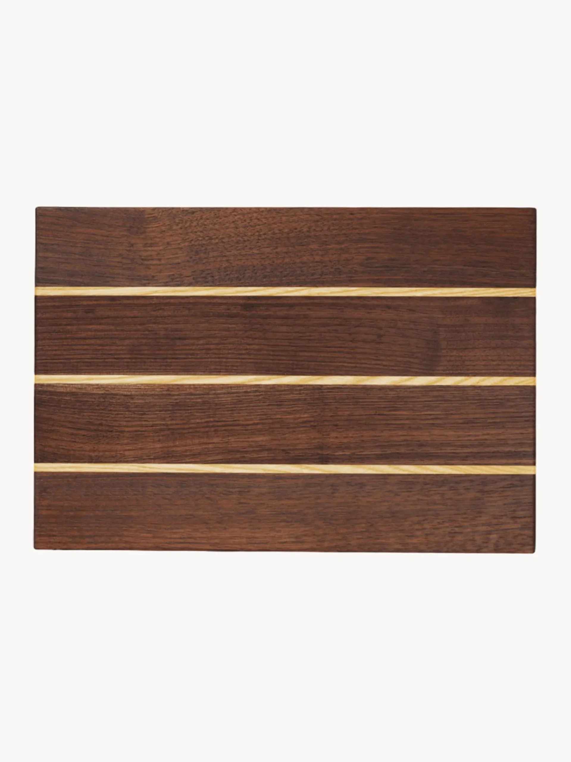 Tagliere in legno di noce e frassino Stribe