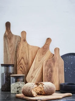 Tagliere in legno di teak Raw