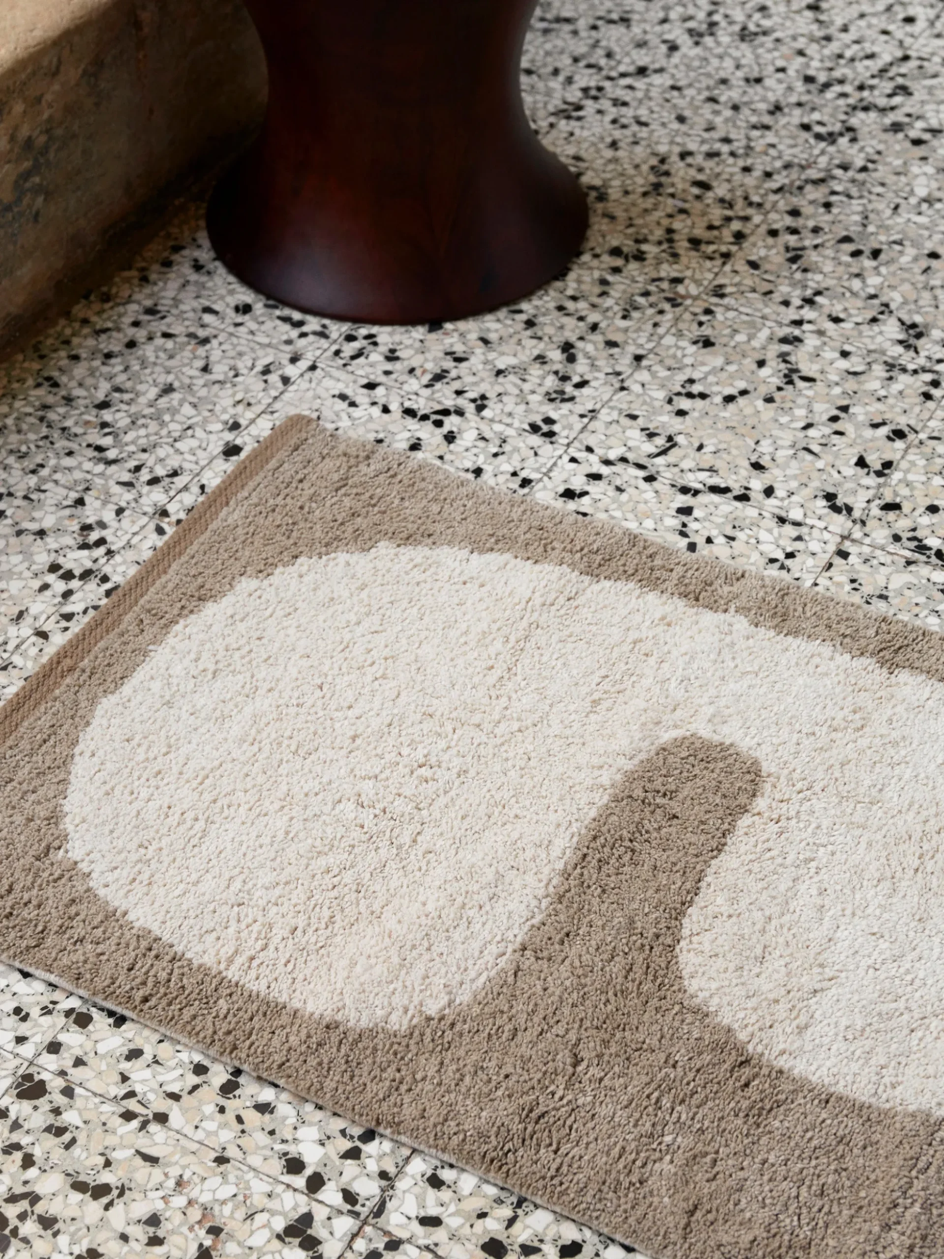 Tappetino da bagno in cotone organico lavabile Lay