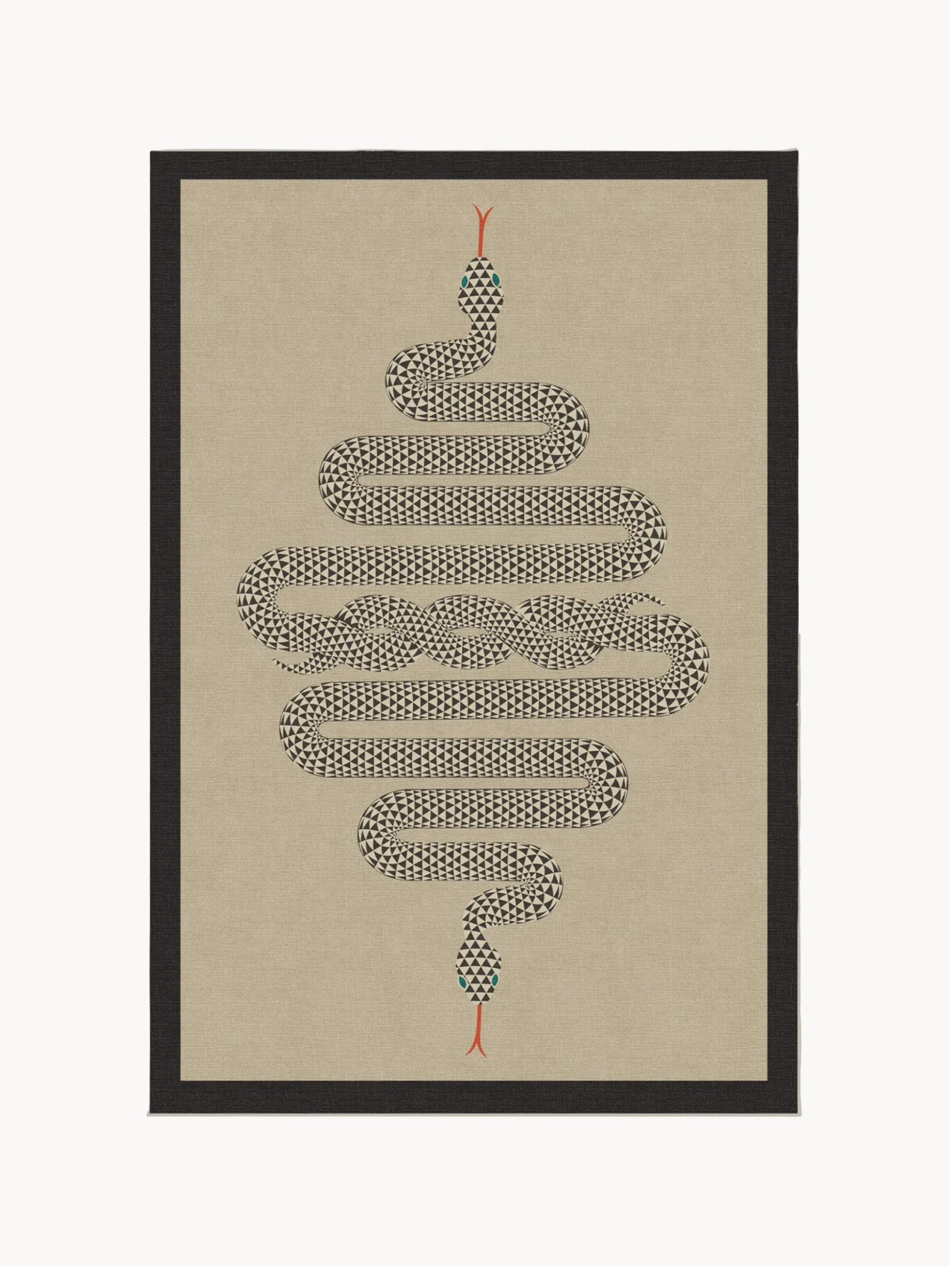 Tappeto a pelo corto lavabile Venom by Jonathan Adler