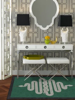 Tappeto a pelo corto lavabile Venom by Jonathan Adler