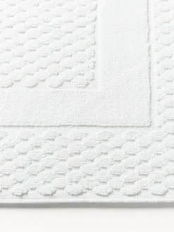 Tappeto bagno antiscivolo con motivo a nido d'ape Katharina