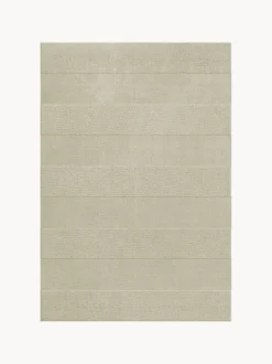 Tappeto in lana a pelo corto tessuto a mano Sicilian Stripe