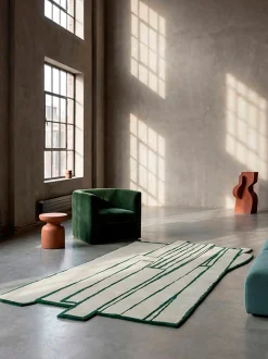 Tappeto in lana annodato a mano Contour