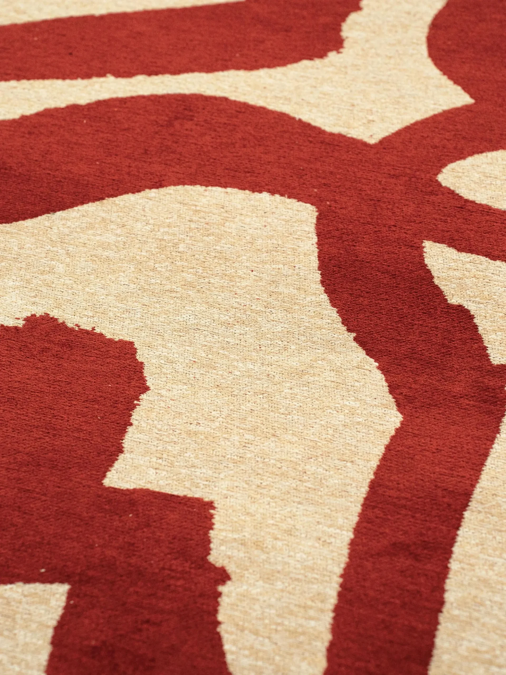 Tappeto jacquard lavabile da interno-esterno Ribbon