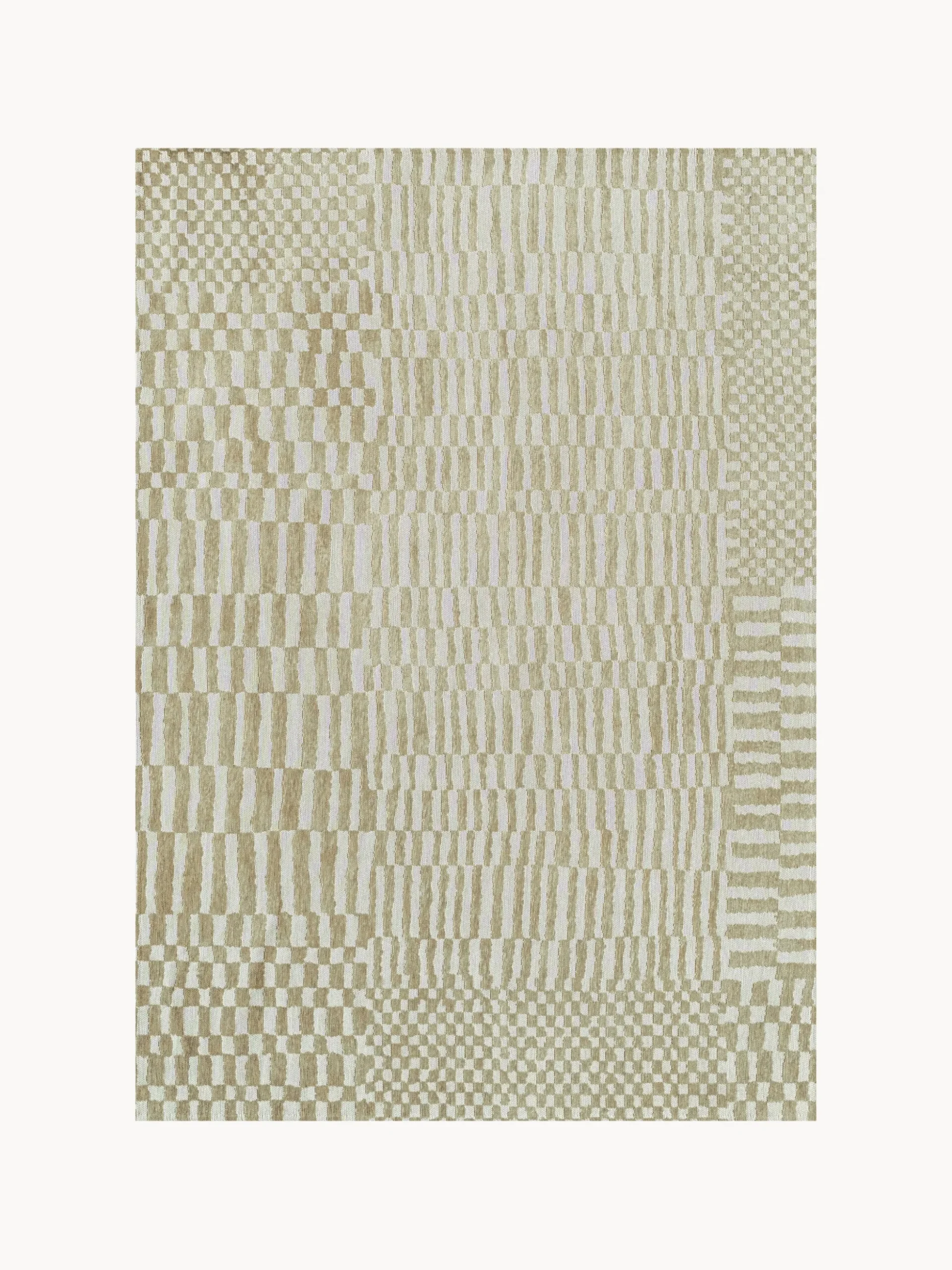 Tappeto jacquard lavabile da interno-esterno Berber