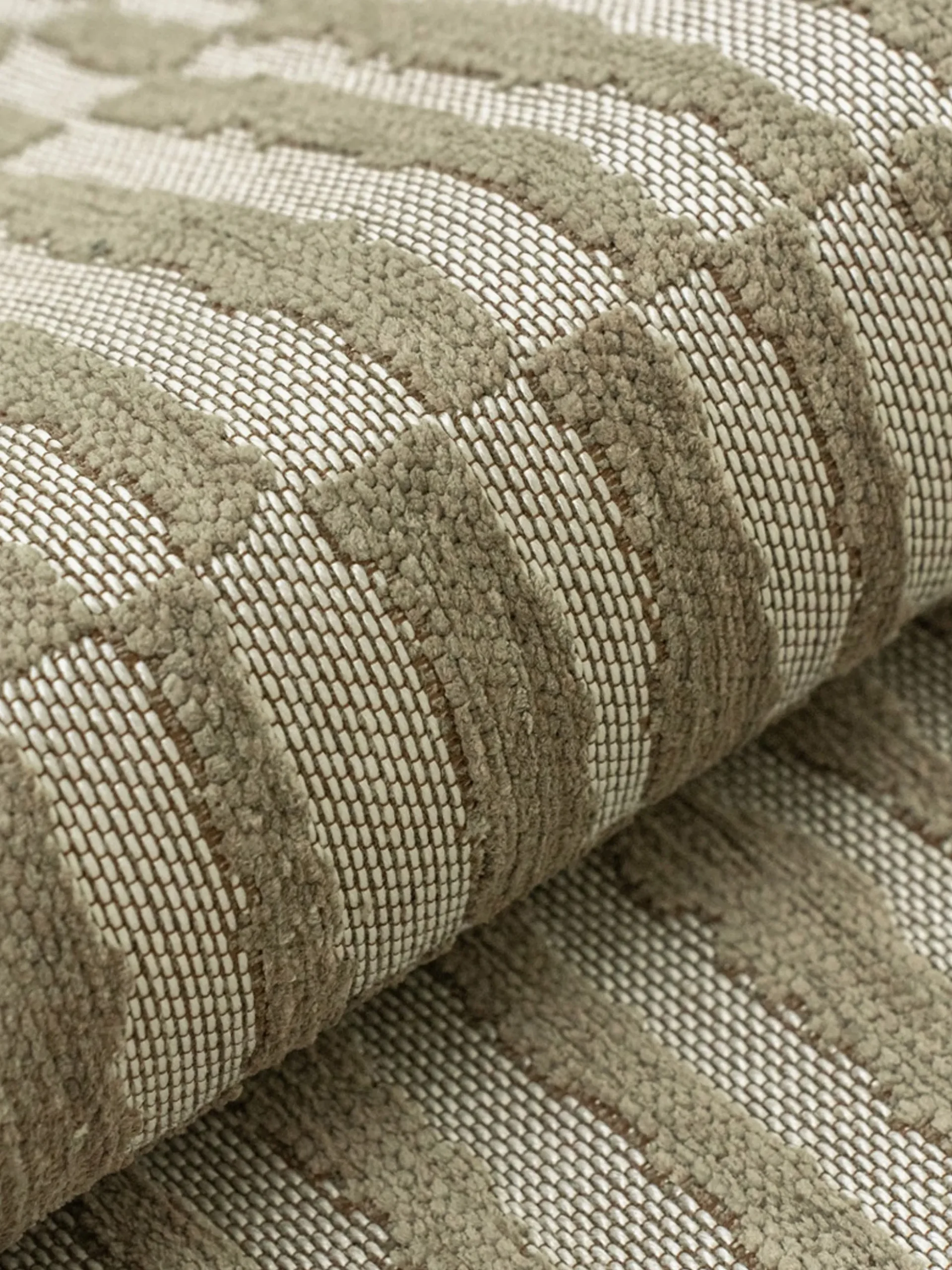 Tappeto jacquard lavabile da interno-esterno Berber