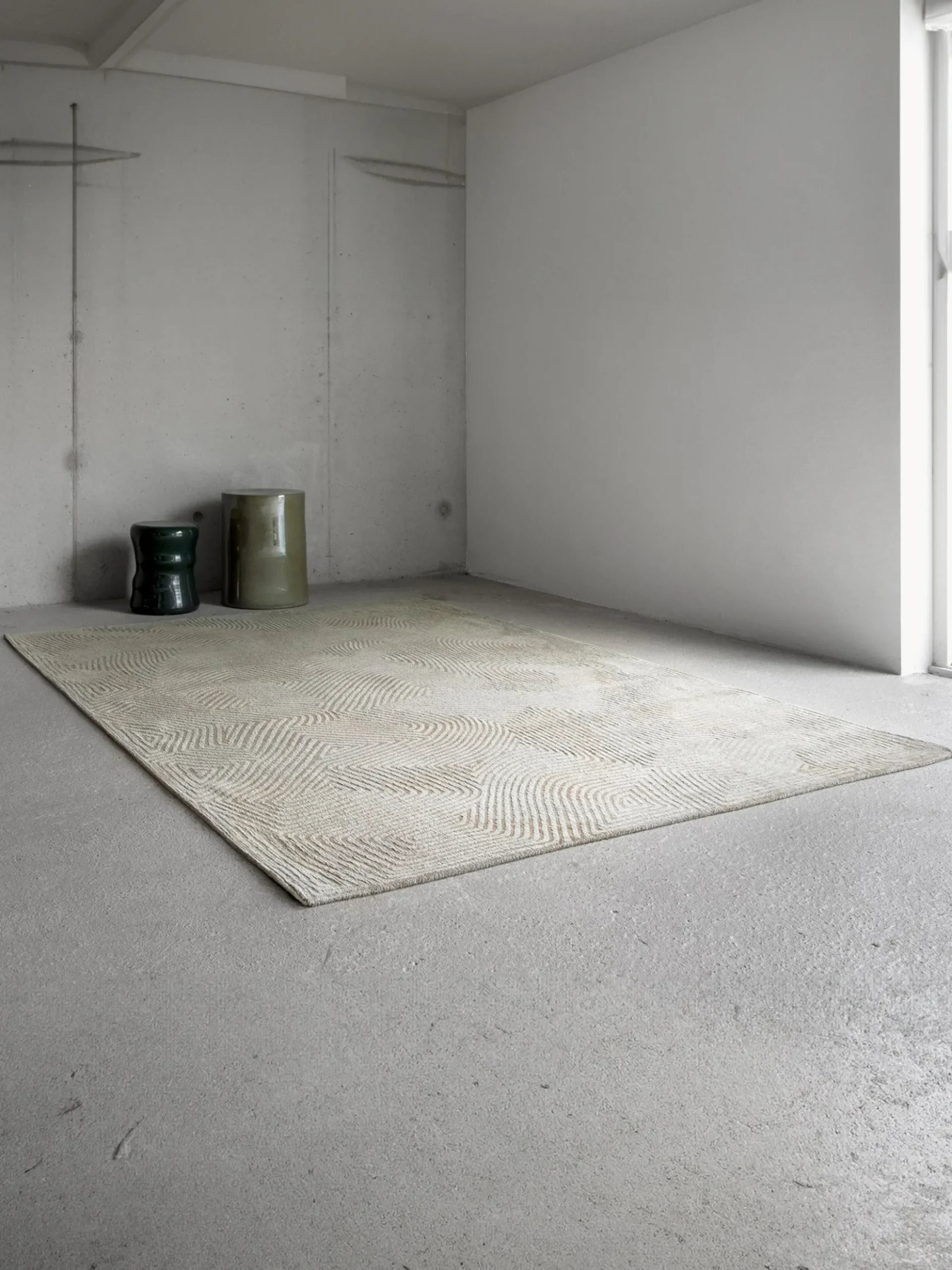 Tappeto jacquard lavabile da interno-esterno Coral