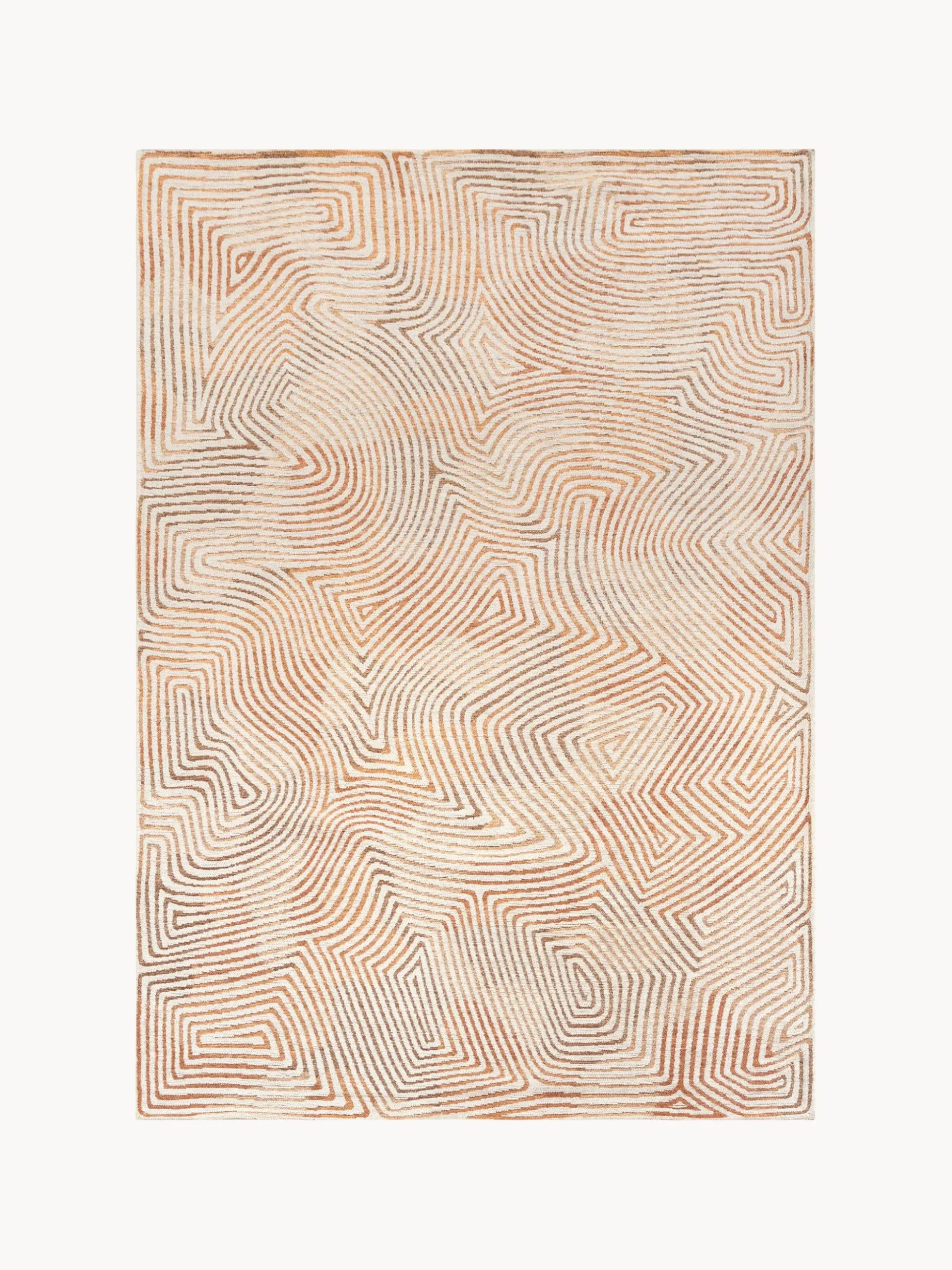 Tappeto jacquard lavabile da interno-esterno Coral
