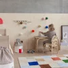 Tappeto per bambini tessuto a mano Chess