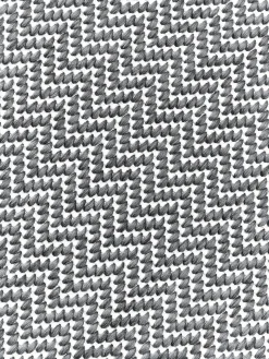 Tappeto reversibile da interno-esterno con motivo zigzag Cort