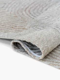 Tappeto rotondo jacquard lavabile da interno-esterno Coral