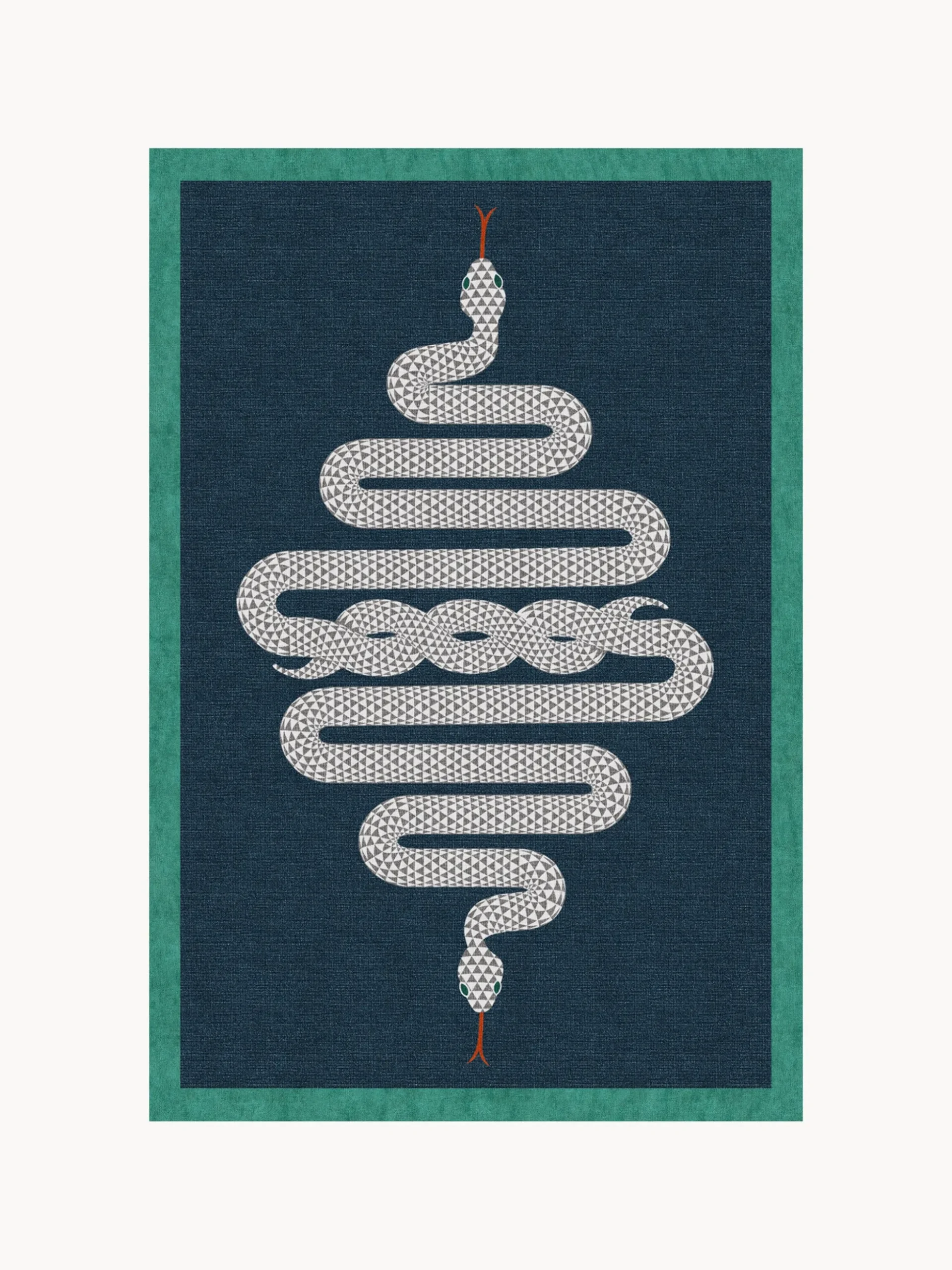 Tappeto a pelo corto lavabile Venom by Jonathan Adler