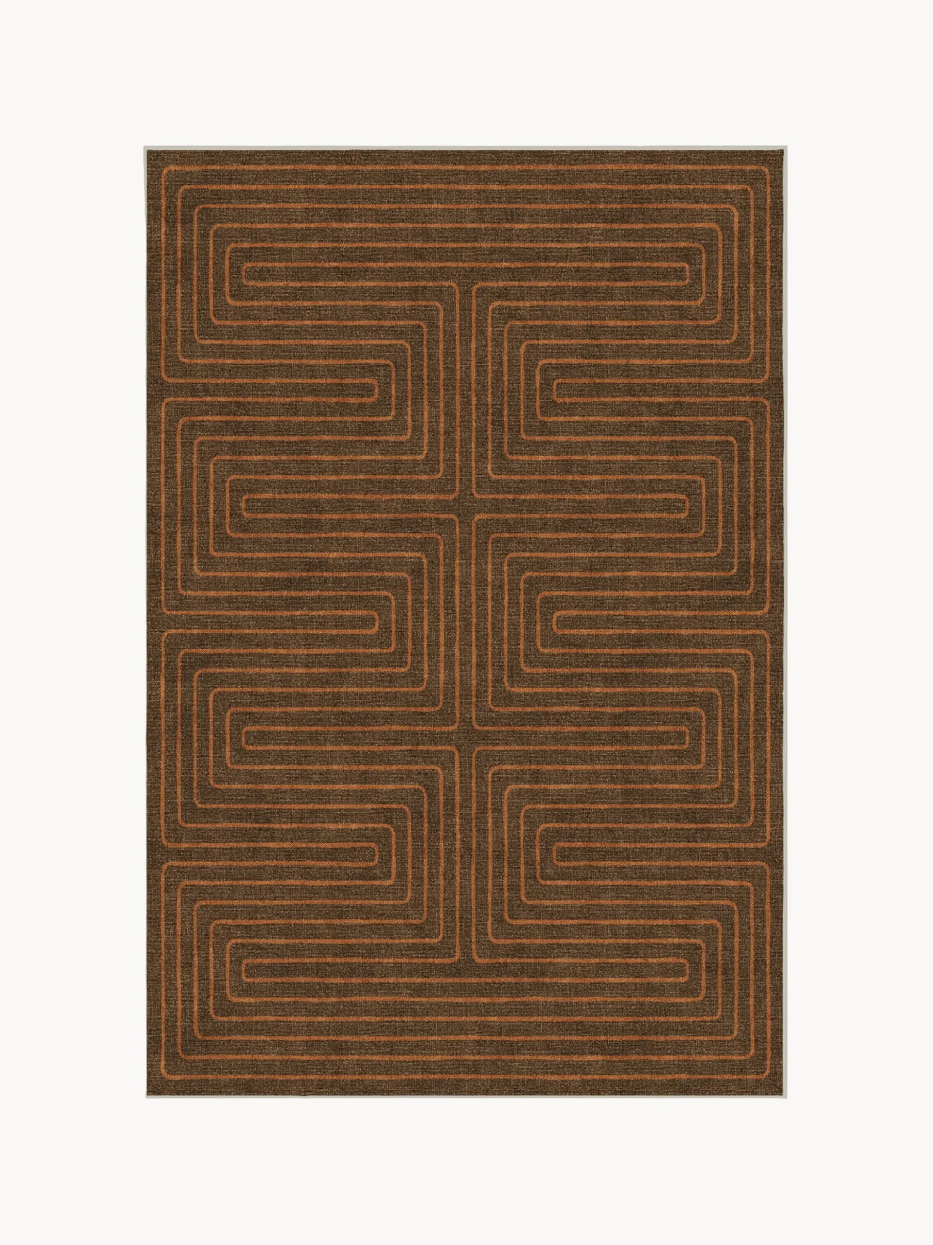 Tappeto a pelo corto lavabile Labyrinth by Jonathan Adler