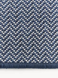 Tappeto da esterno reversibile con motivo zigzag Cort