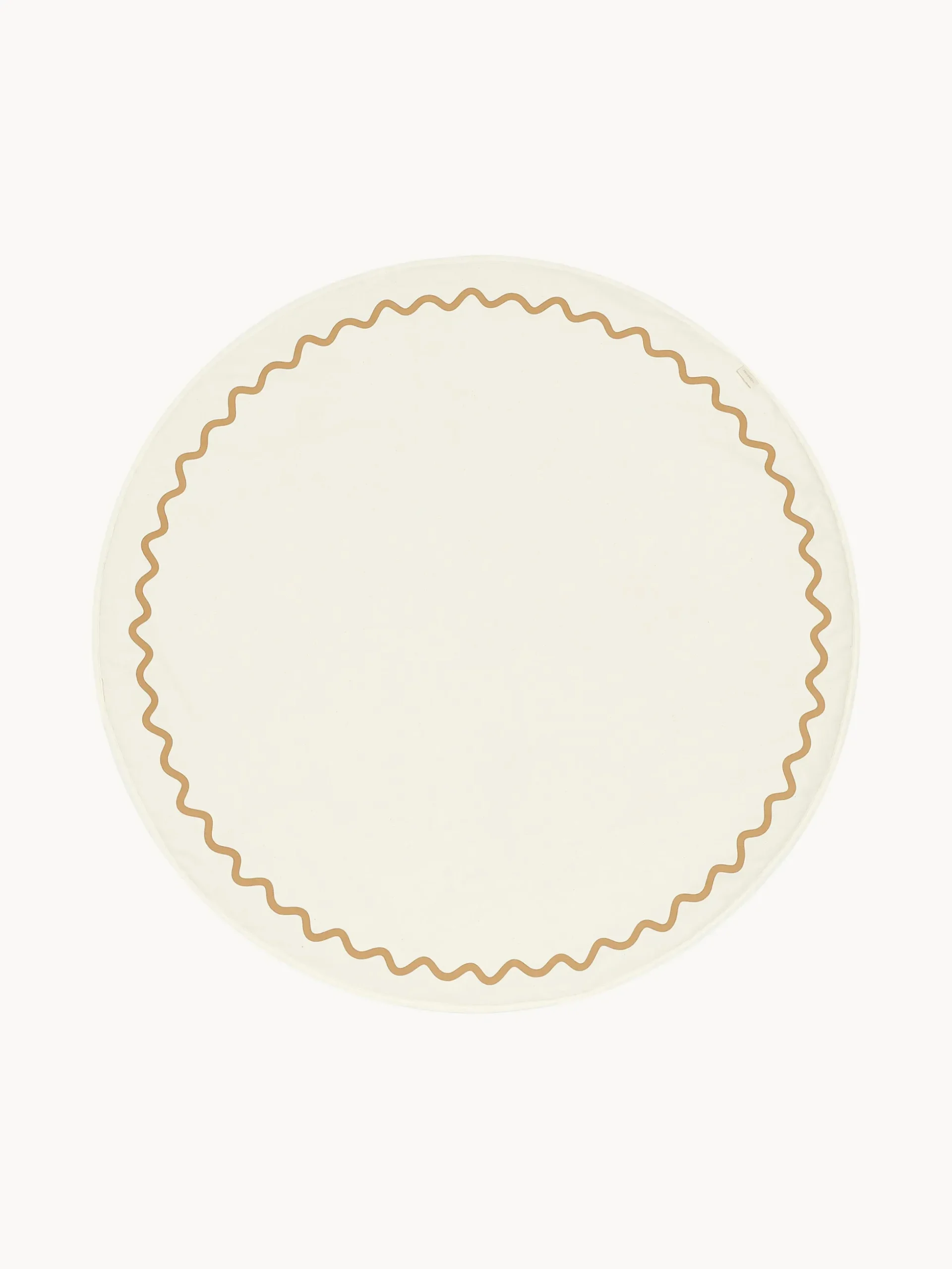 Tappeto da gioco rotondo in cotone Vibes