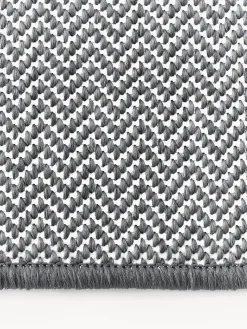 Tappeto da interno-esterno reversibile con motivo zigzag Cort