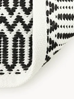 Tappeto da interno-esterno tessuto a mano con motivo geometrico Rune