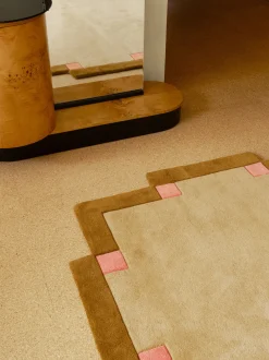 Tappeto in lana fatto a mano Tekla Fregio