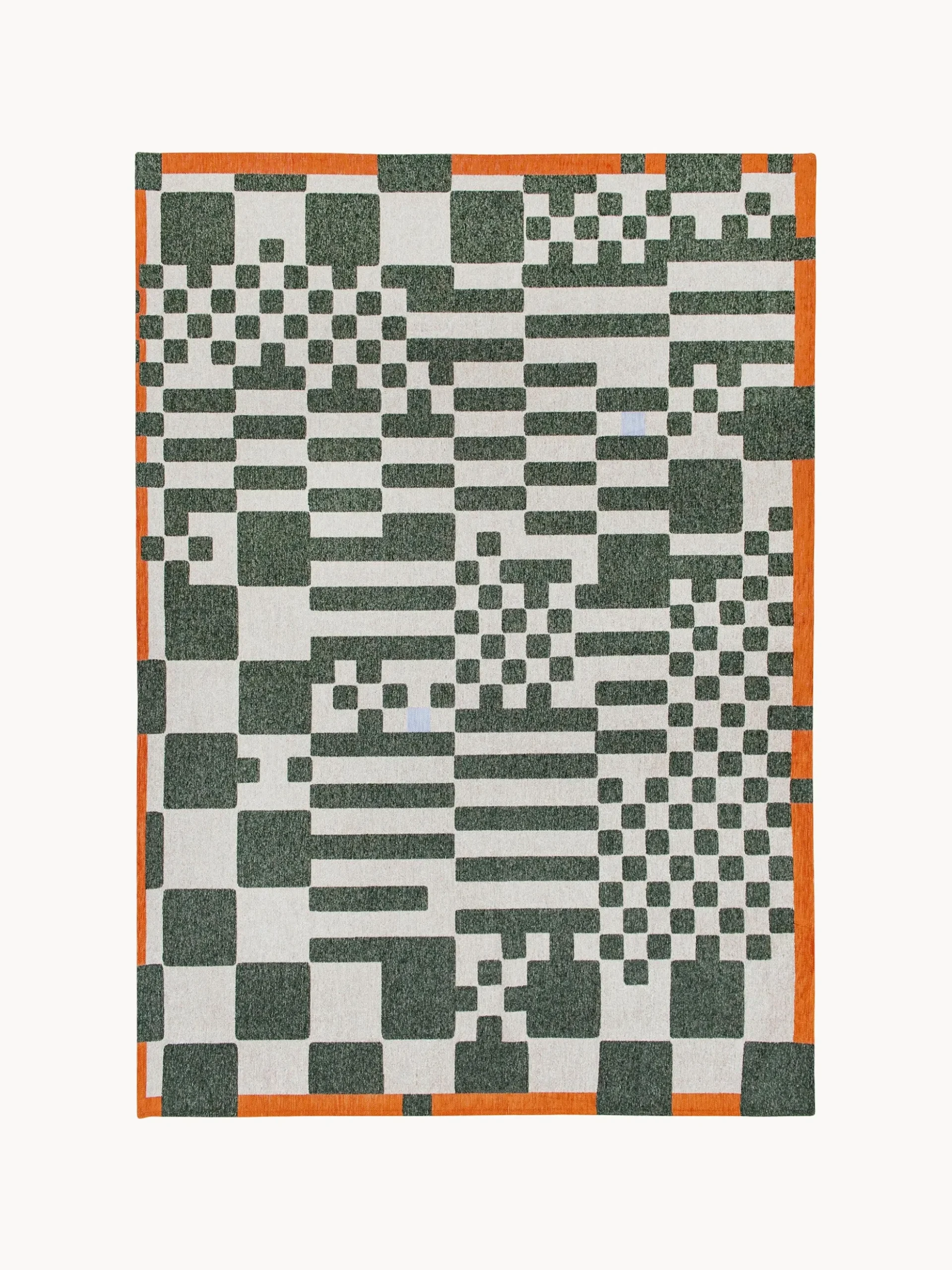 Tappeto jacquard lavabile da interno-esterno Chess
