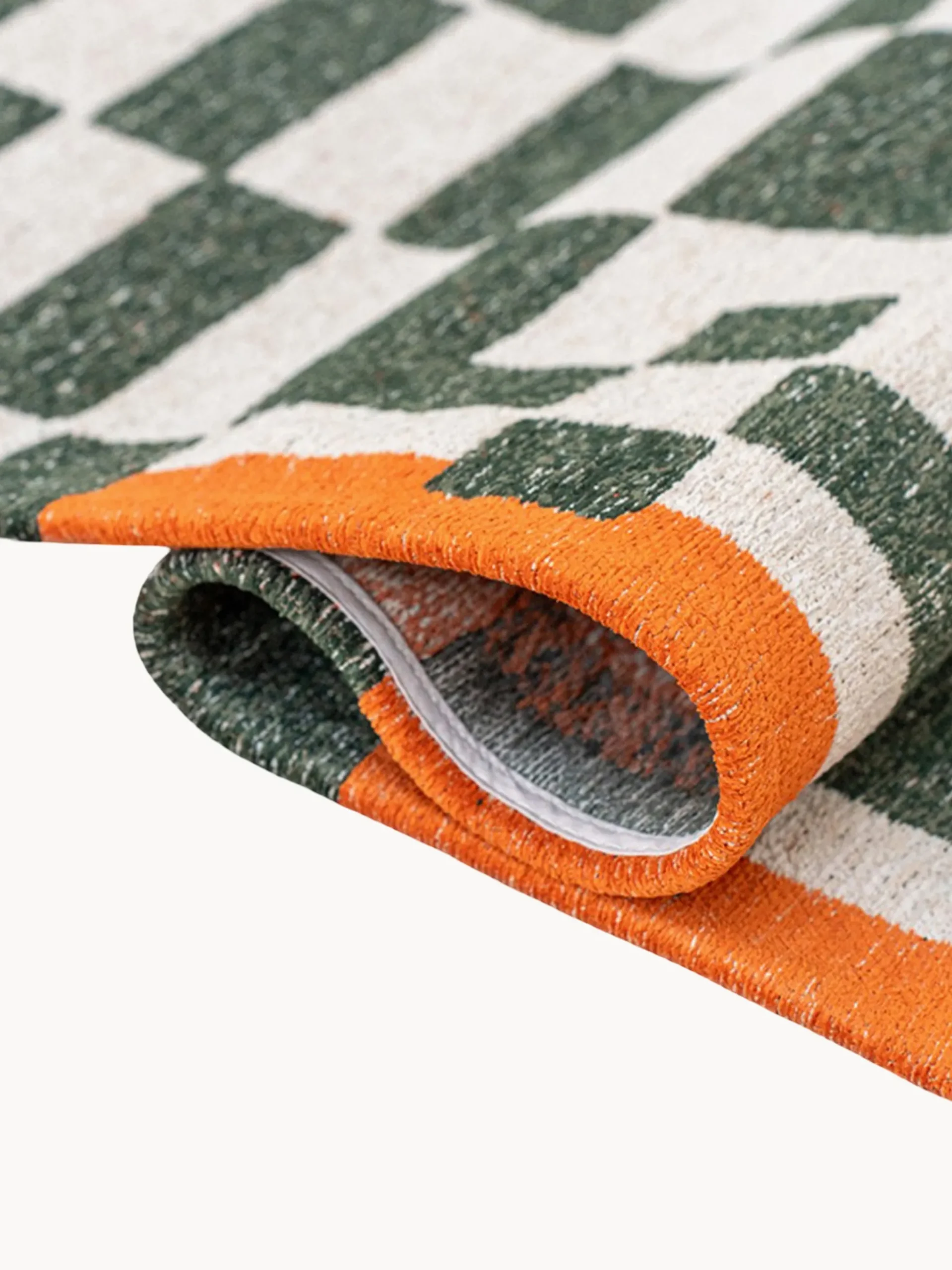 Tappeto jacquard lavabile da interno-esterno Chess