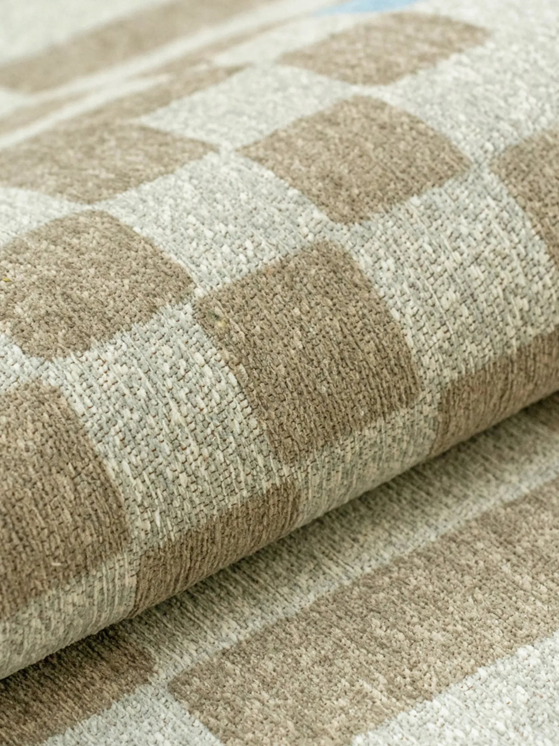 Tappeto jacquard lavabile da interno-esterno Chess