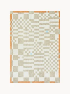 Tappeto jacquard lavabile da interno-esterno Chess