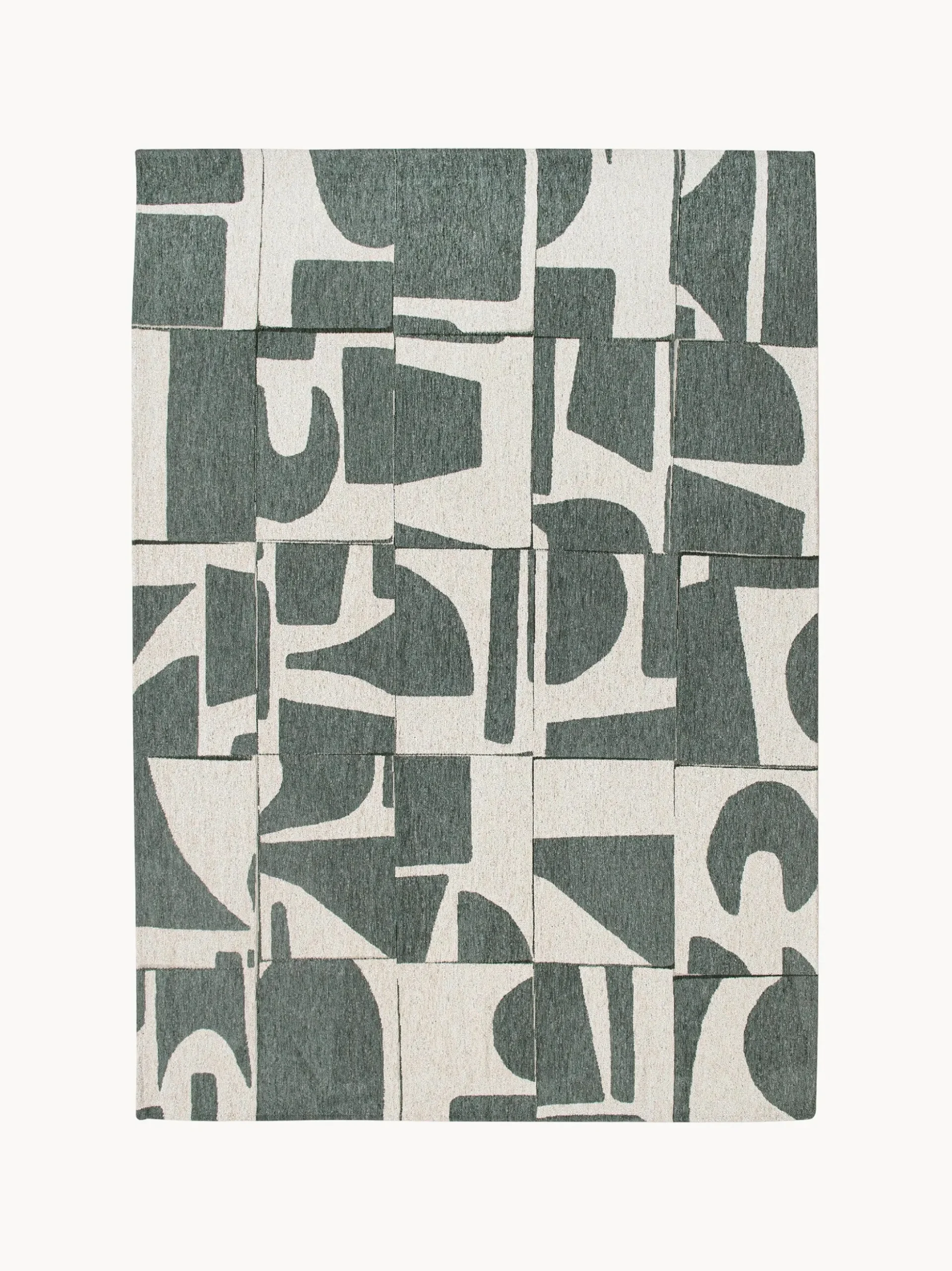 Tappeto jacquard lavabile da interno-esterno Papercut