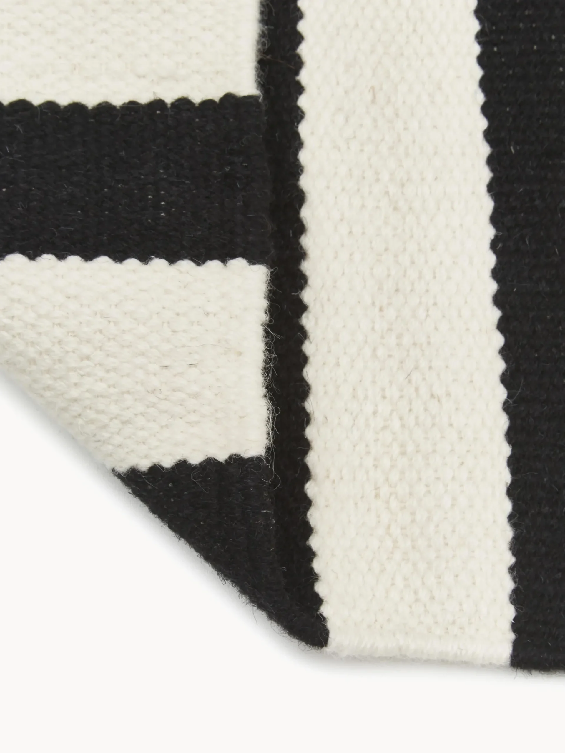 Tappeto Kilim a righe tessuto a mano Donna