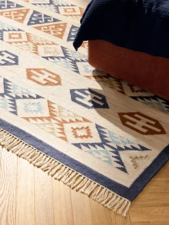Tappeto kilim in lana tessuto a mano Anisa
